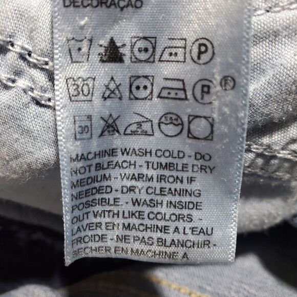 Levis Classic Straight Women's Jeans Tag Size 6 (28x30) Mid Rise Blue Denim - Picture 9 of 12